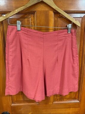 Women's Coral linen Shorts